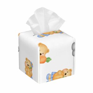 Square Tissue Box - Bear