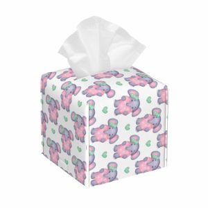 Square Tissue Box - Elephant